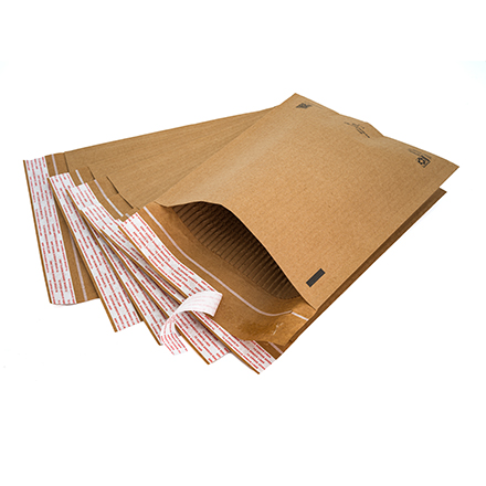 12 <span class='fraction'>1/2</span> x 18 <span class='fraction'>1/4</span>" Ecojacket<span class='rtm'>®</span> Flex - All-Paper Curbside Recyclable Mailers