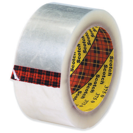 2" x 55 yds. Clear (6 Pack) Scotch<span class='rtm'>®</span> Box Sealing Tape 375